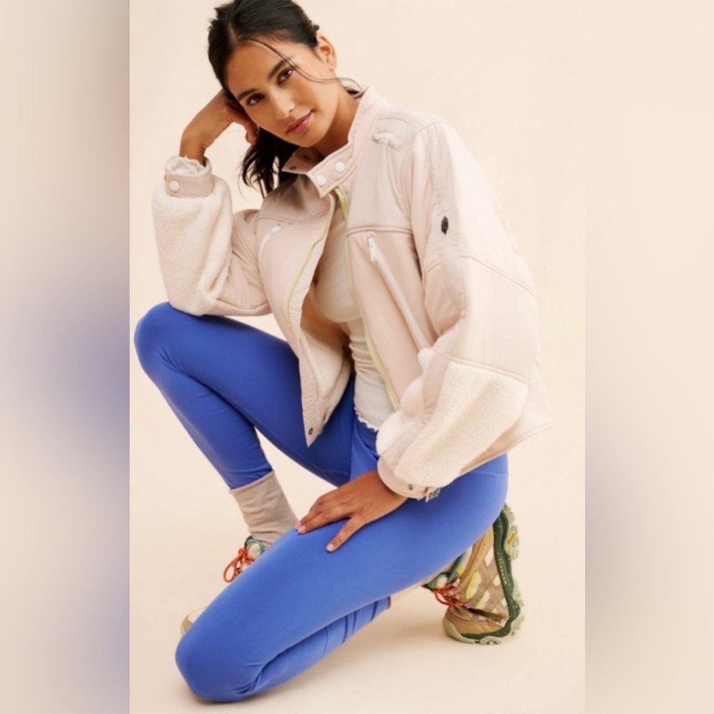 NWT On Your Mark Moto Fleece Jacket